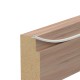 WHITE SPARE RUBBER "P" SHAPE FOR DRAUGHT EXCLUDER DRAUGHT EXCLUDERS - RUBBER SEALS
